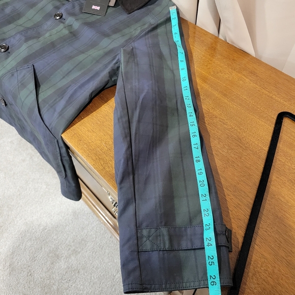 J Crew Waxed 1983 Barn Jacket CB613 Size L NWT Plaid Waterproof - Picture 8 of 9